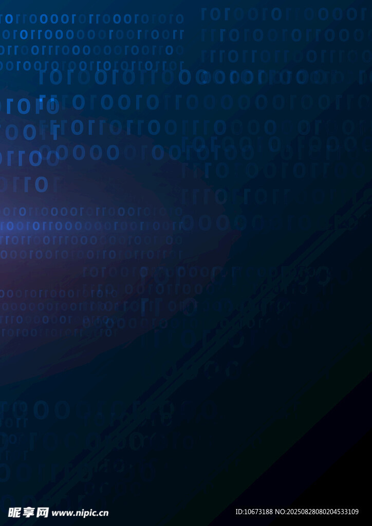 科技感数字背景画面