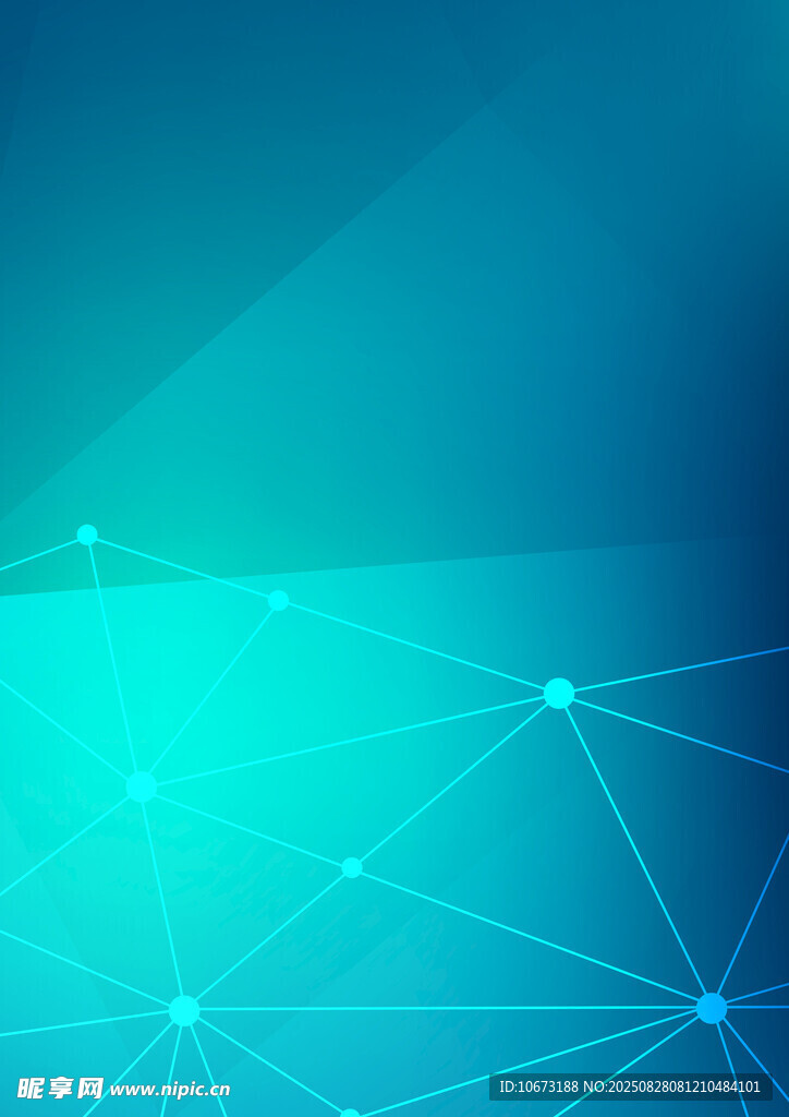 科技感蓝色网络背景图