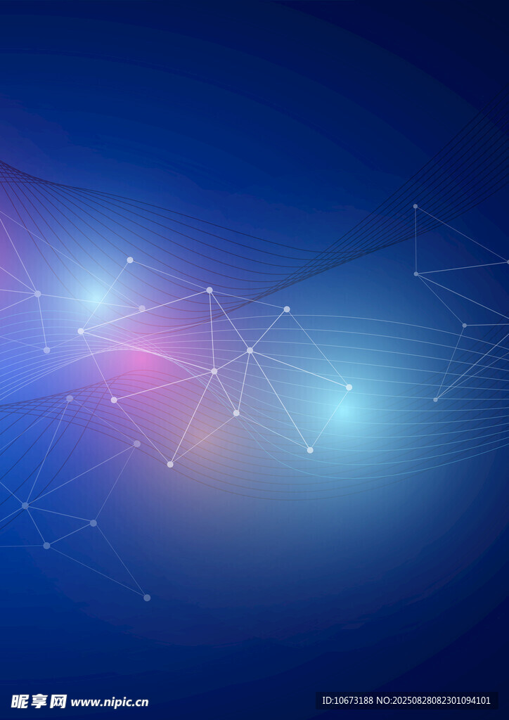 梦幻蓝色光效背景图