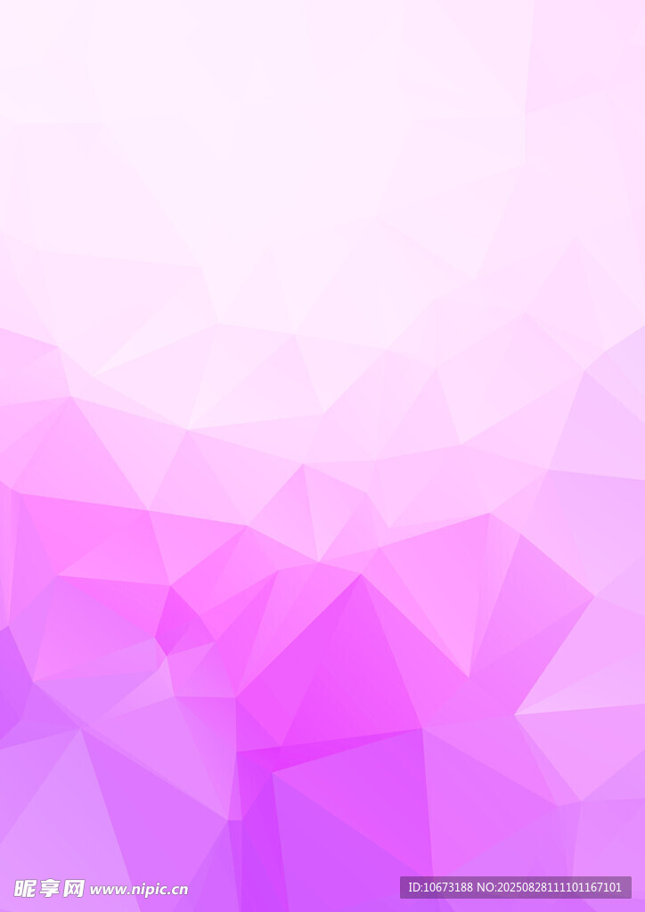 梦幻渐变多边形背景图