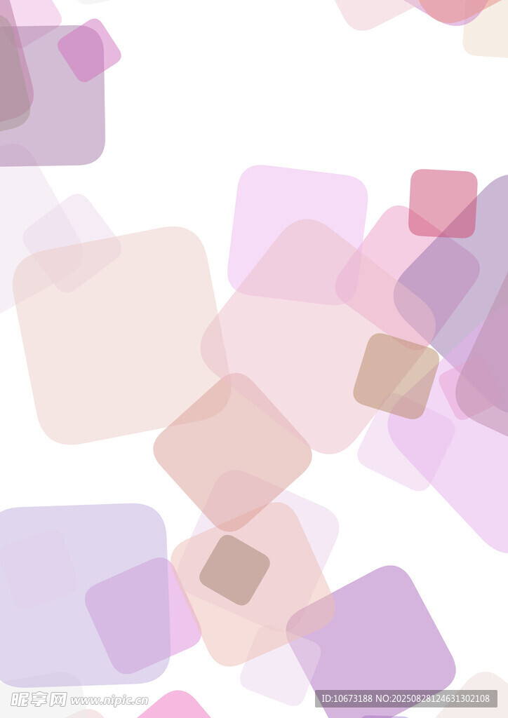 梦幻粉色系几何方块背景