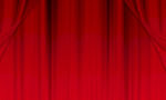 红色舞台幕布
