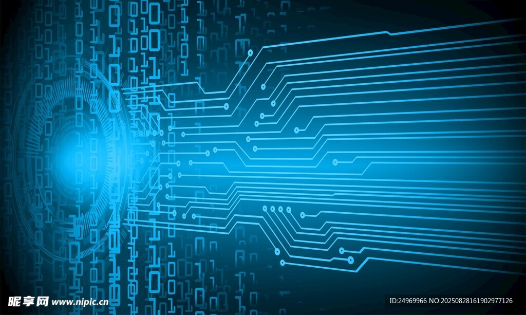 科技感电路背景图