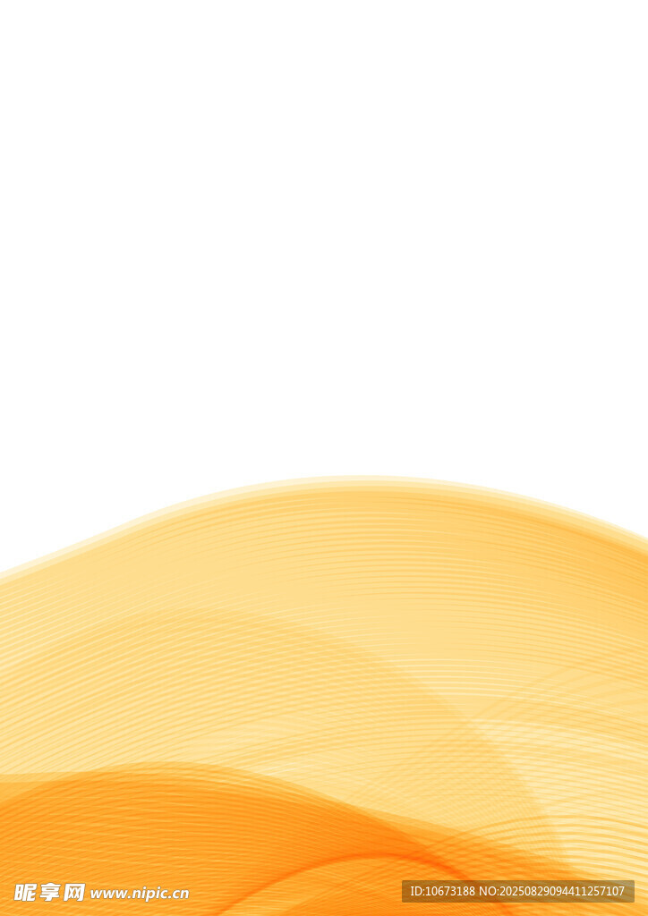 橙黄色渐变流动抽象背景