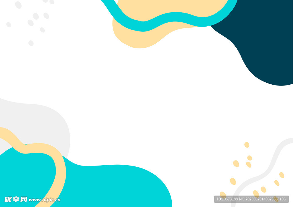 清新几何流体抽象背景图
