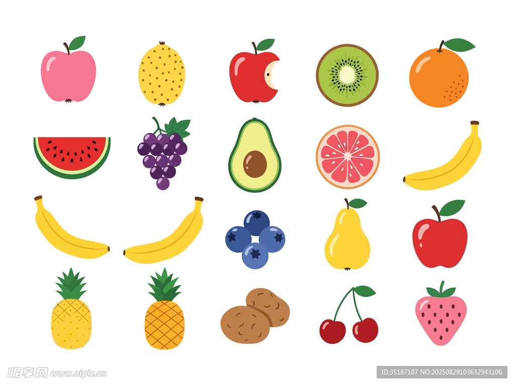 卡通水果