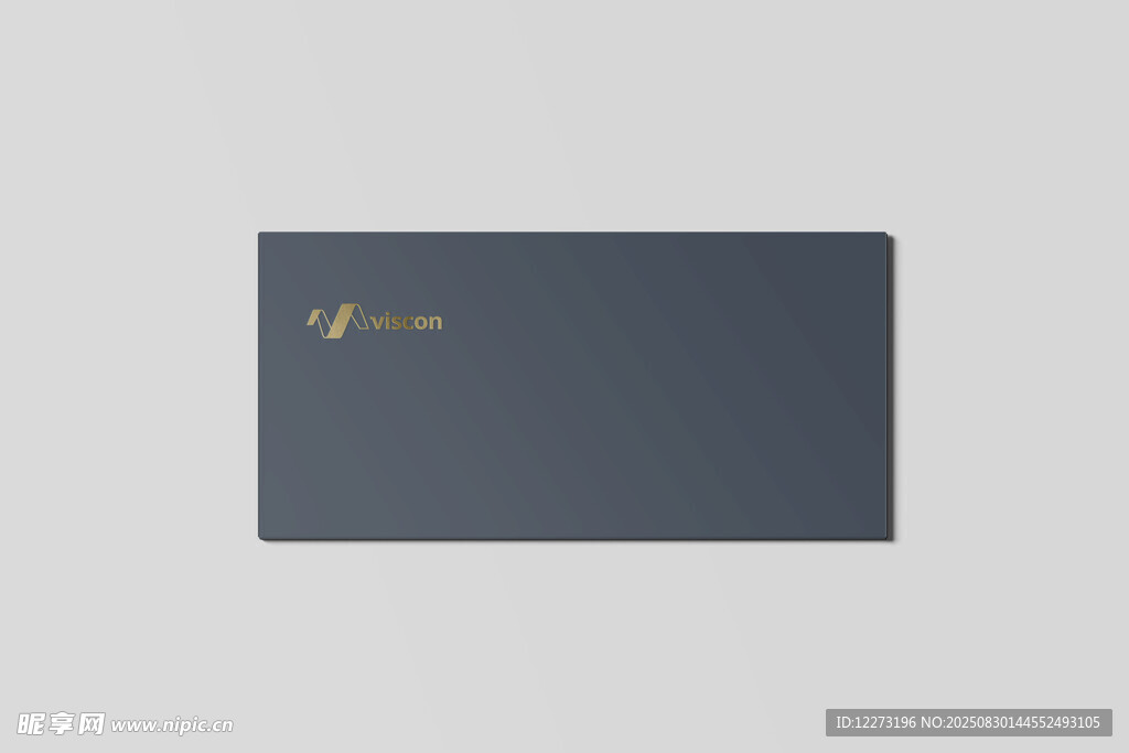 深蓝色简约名片设计