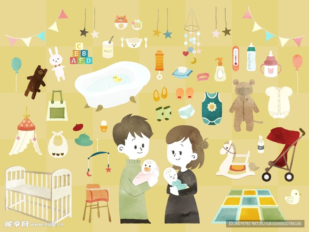 新手父母布置宝宝温馨小窝