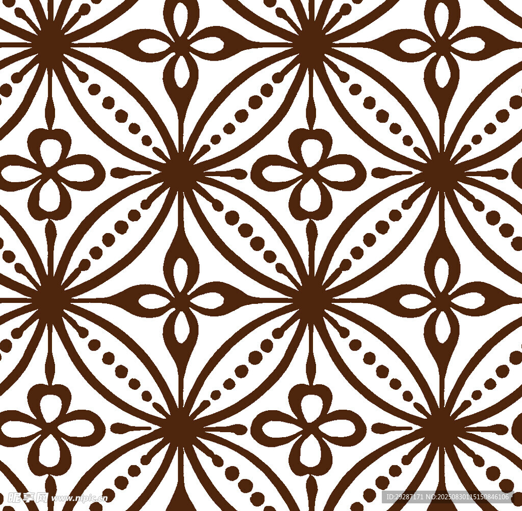 复古几何花纹图案设计