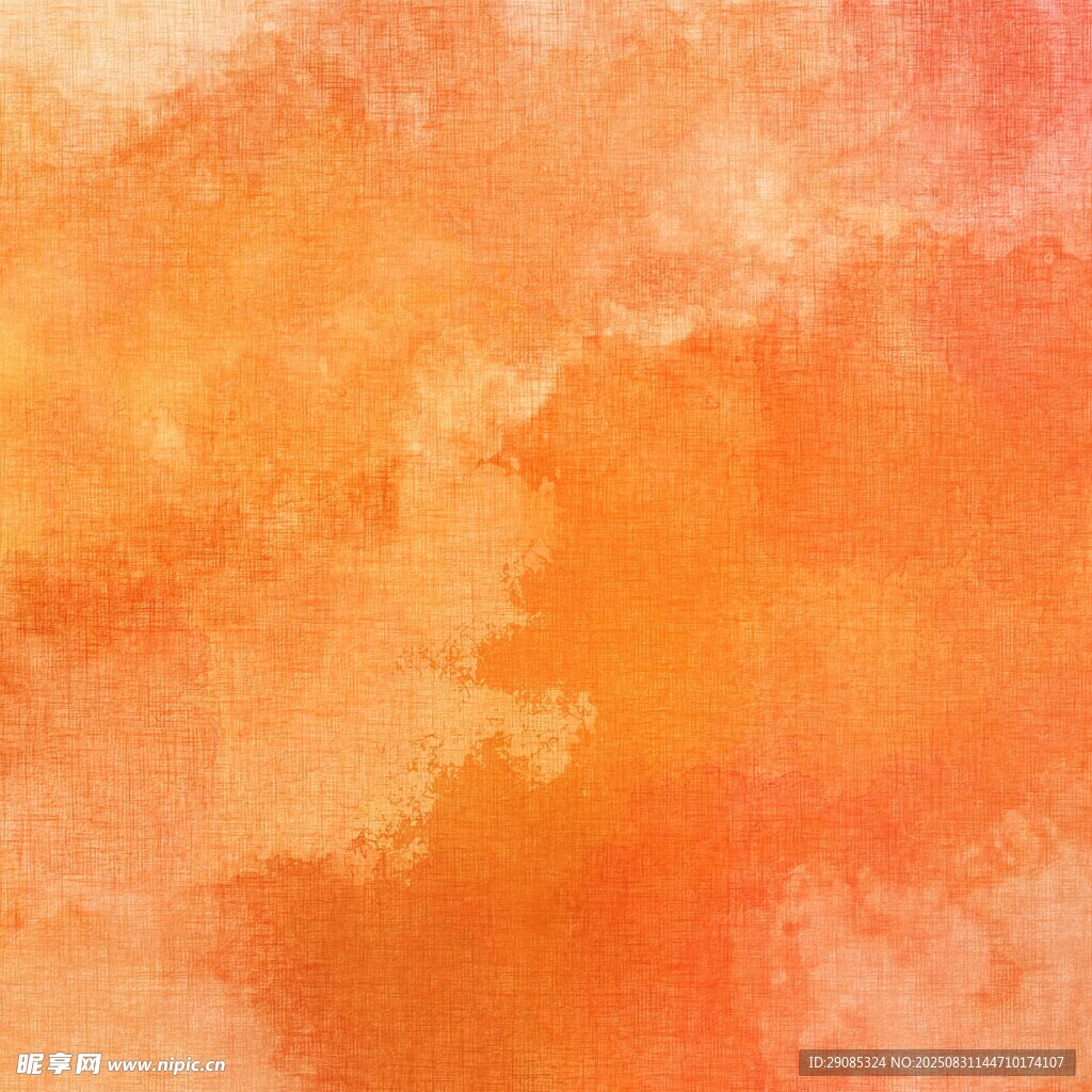 暖橙色水彩纹理背景