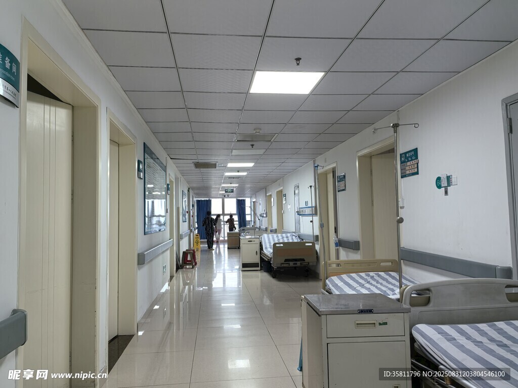 医院走廊内景