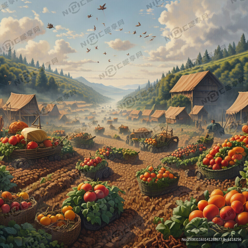 农业采摘种植收获丰收