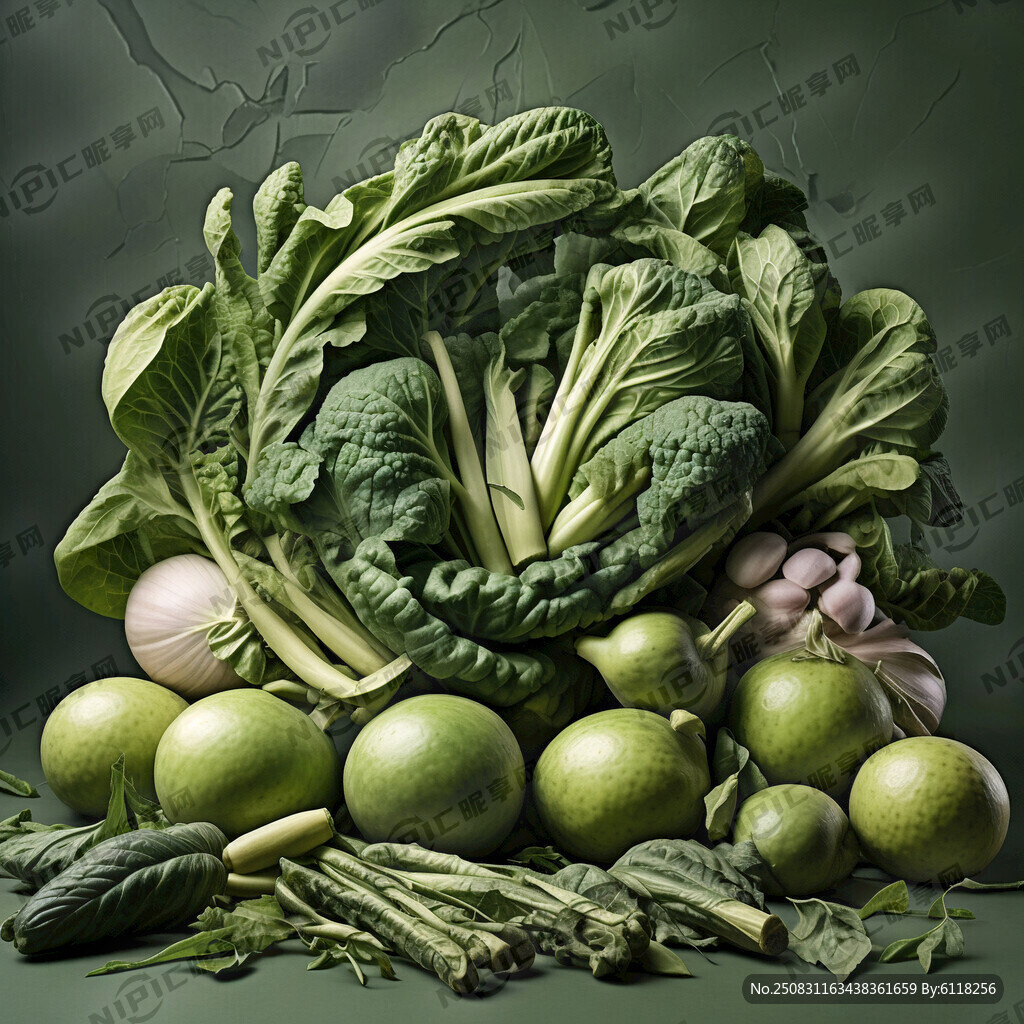 绿色背景绿色食品 收