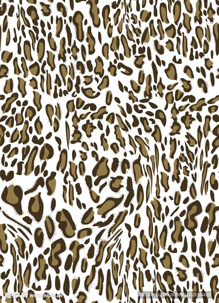 豹纹图案纹理背景