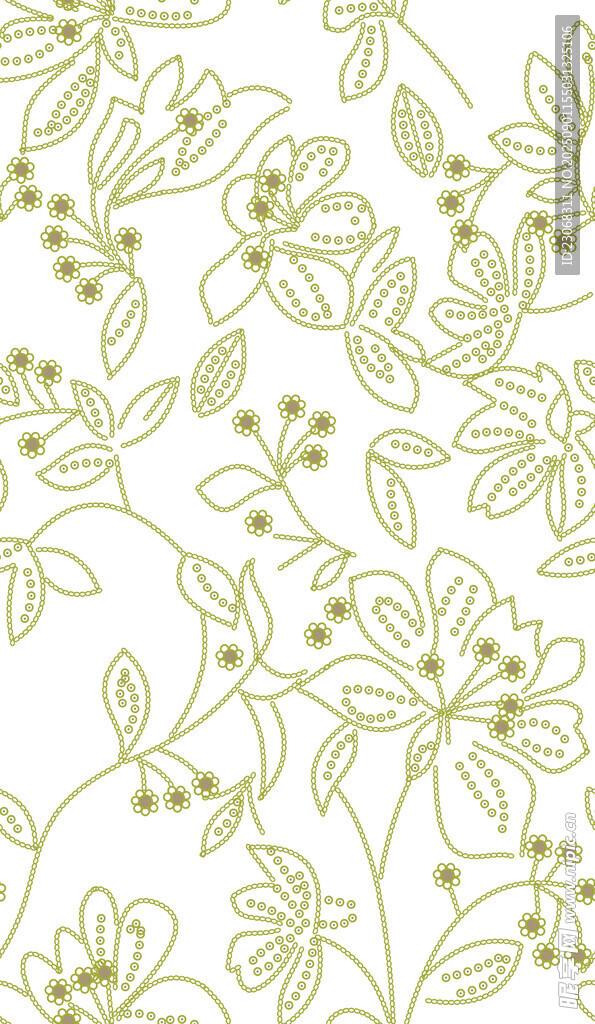 清新花卉图案背景