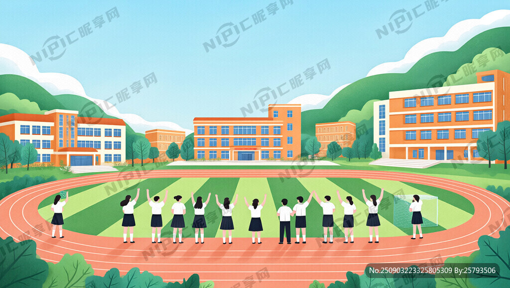 校园开学典礼 教师节 运动会