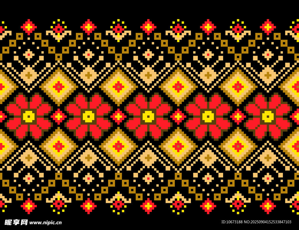 民族风几何图案纹理