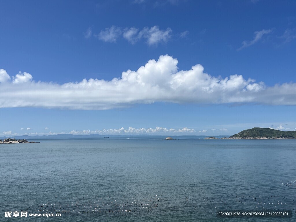 碧海蓝天海景