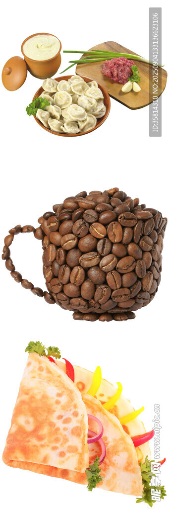 多样美食与编织杯展示