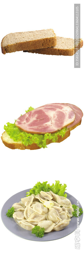 美味三明治与凉拌菜组合