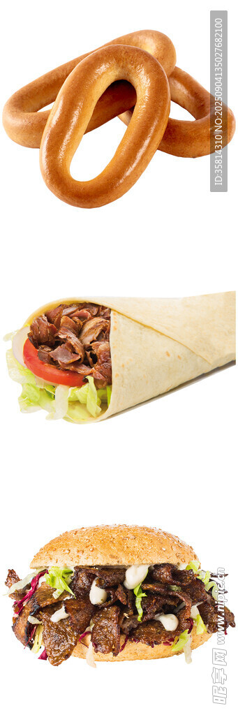 多样美味西式面点与餐食