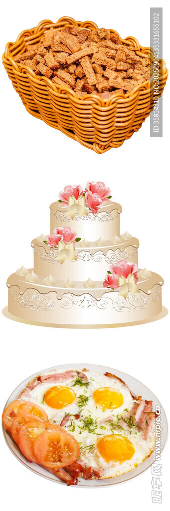 多样美味糕点与披萨