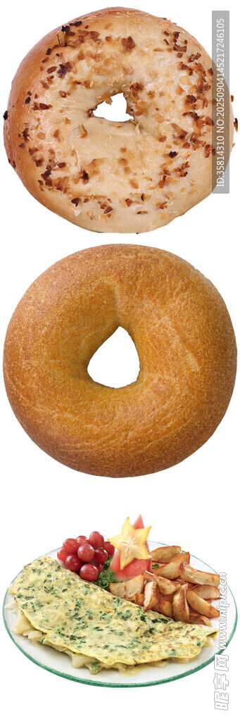 美味面包与蔬菜拼盘