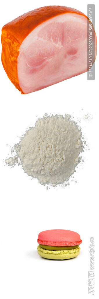 肉类与食材组合展示