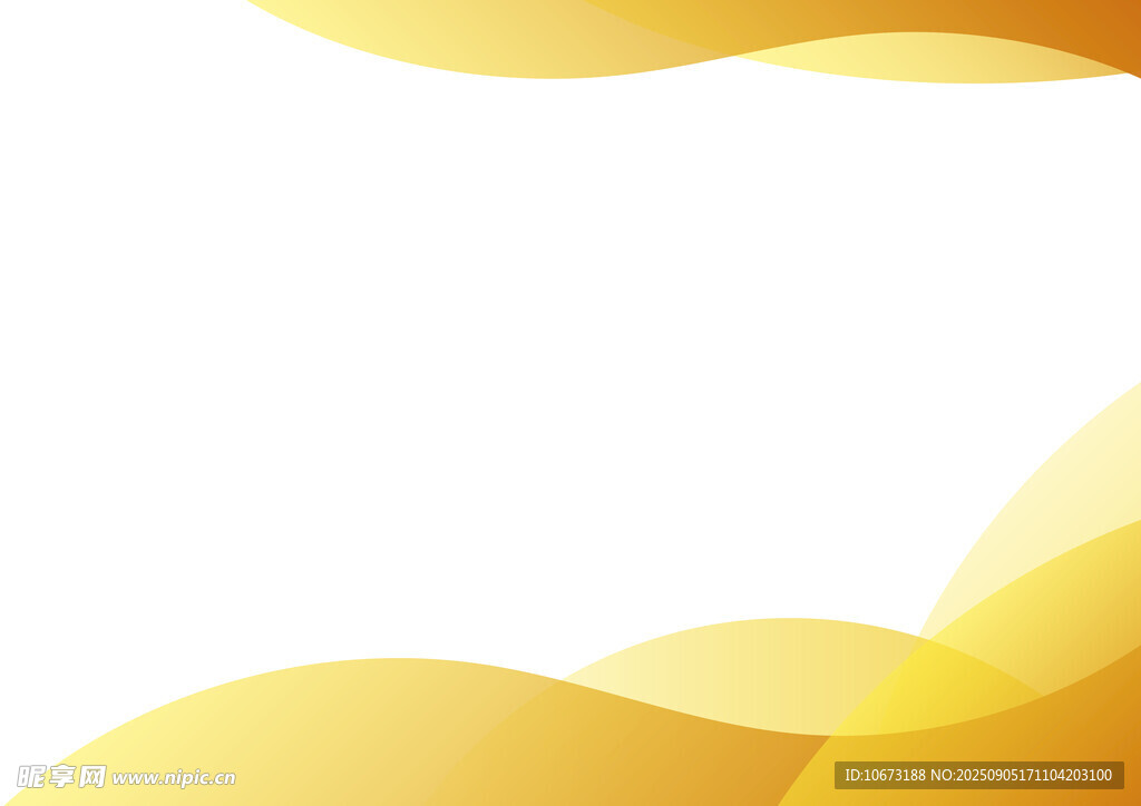 黄色动感波浪背景图案