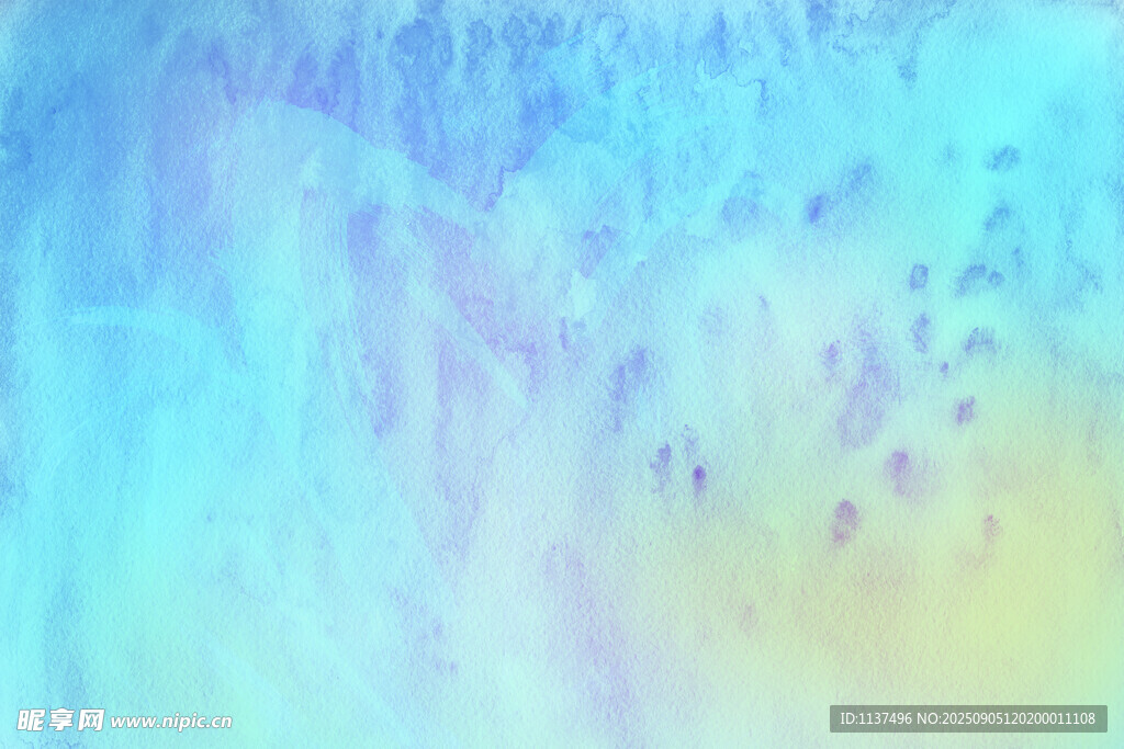 梦幻渐变水彩背景图