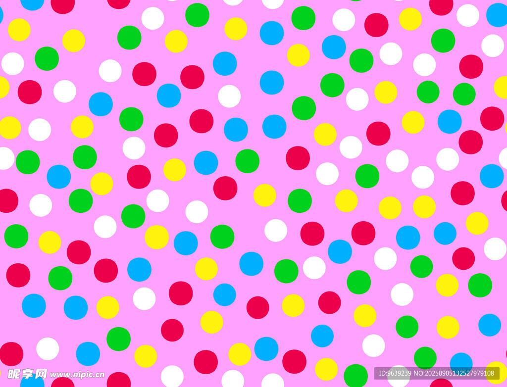 多彩圆点图案背景