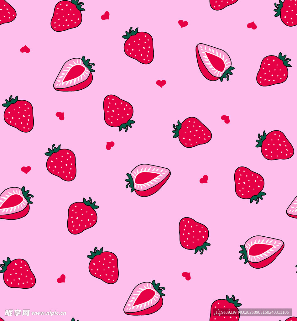 粉色草莓 