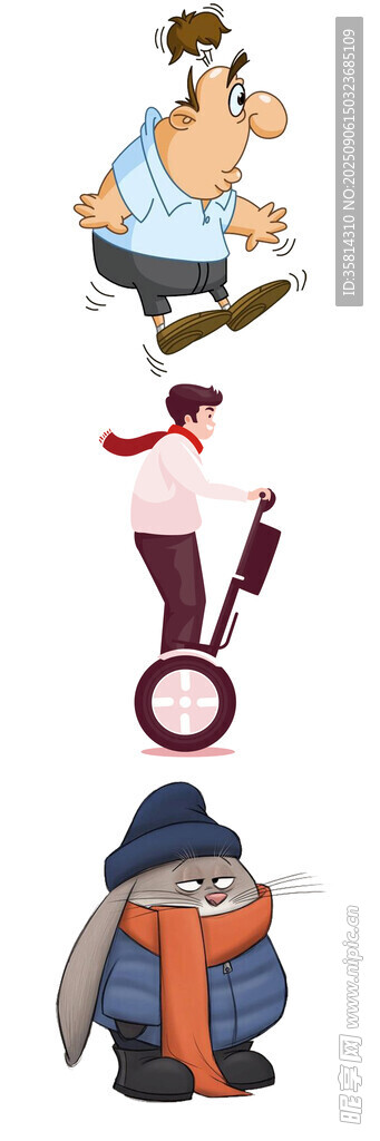 卡通人物形象设计素材