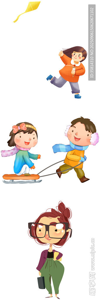 儿童多样欢乐运动瞬间