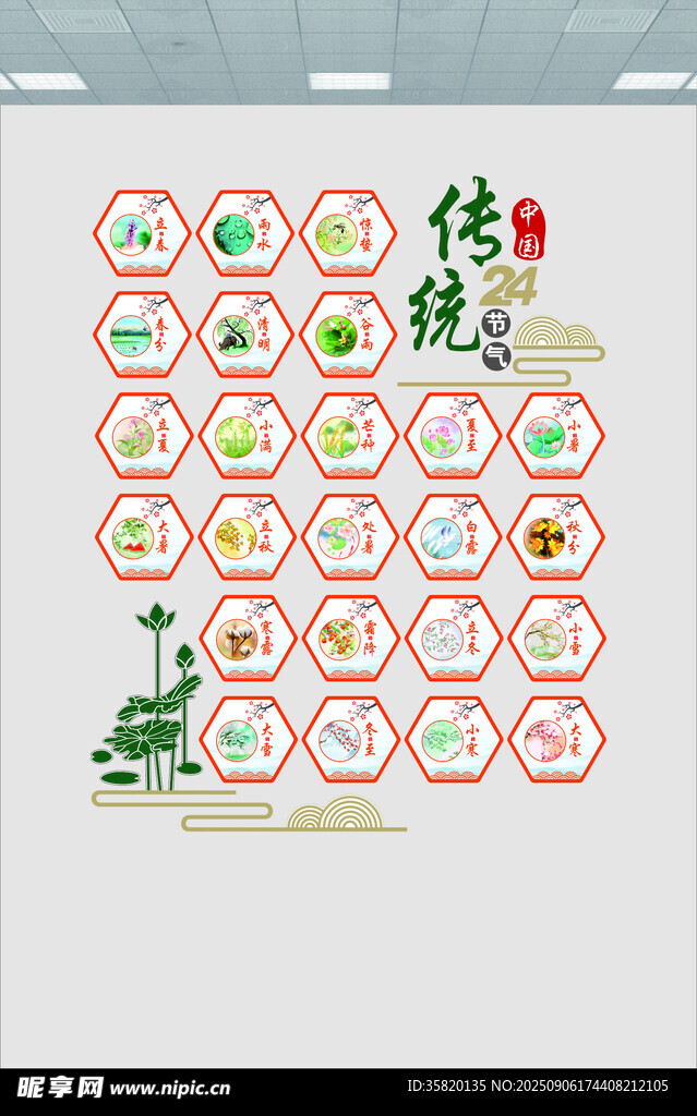 24节气 文化墙之传统展示