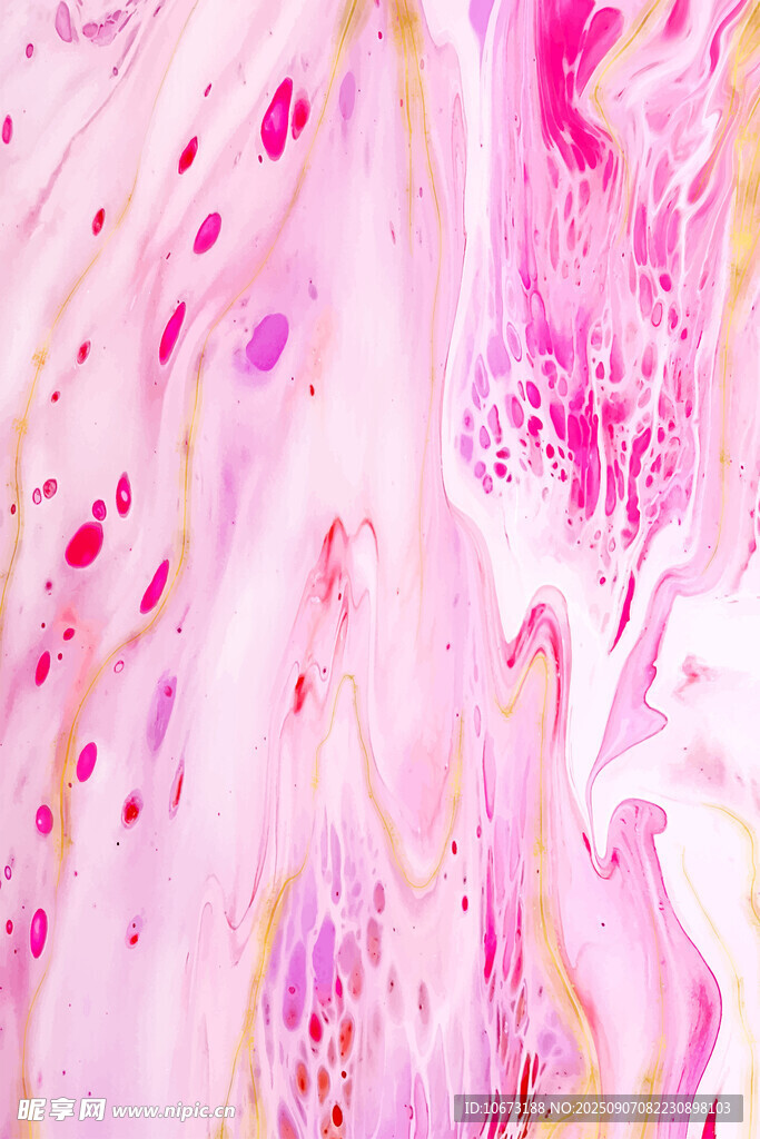 梦幻粉色流体艺术纹理
