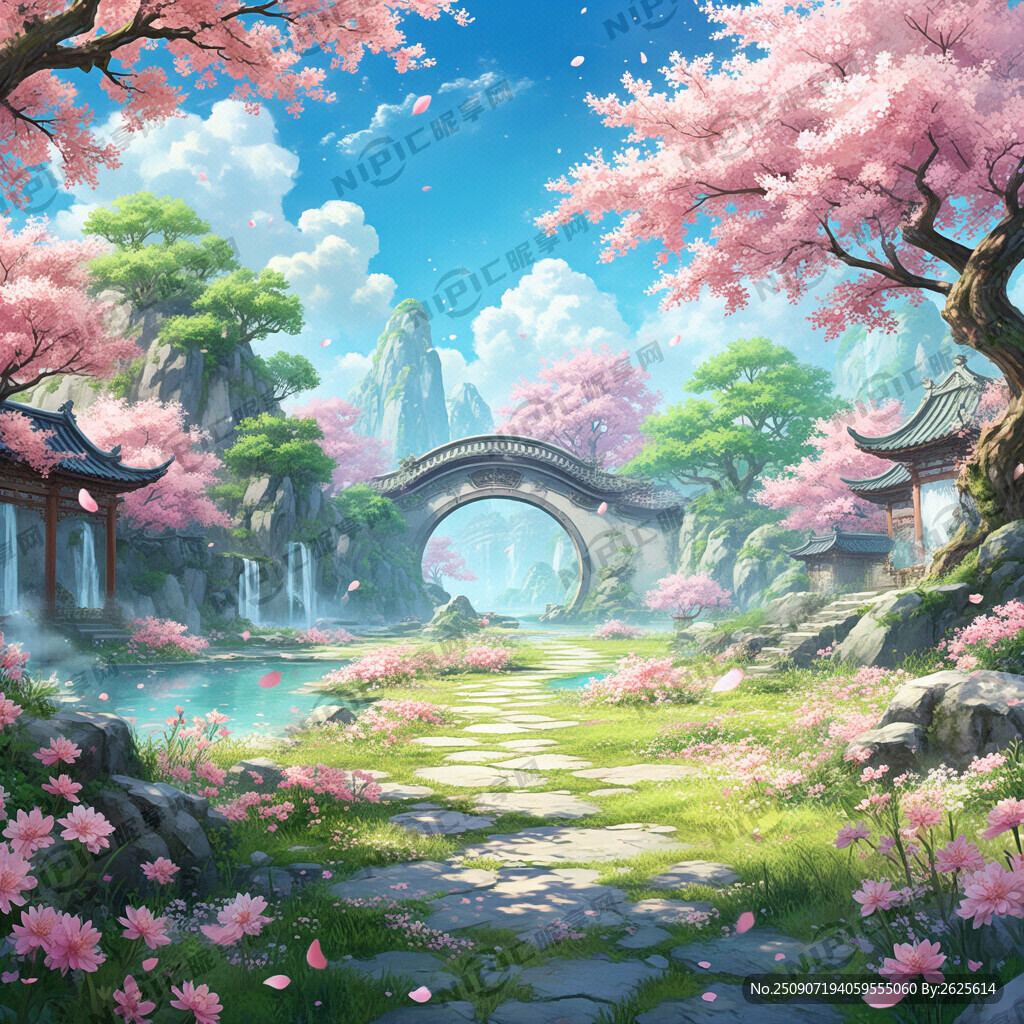 游戏梦幻唯美新中式风景 超高清