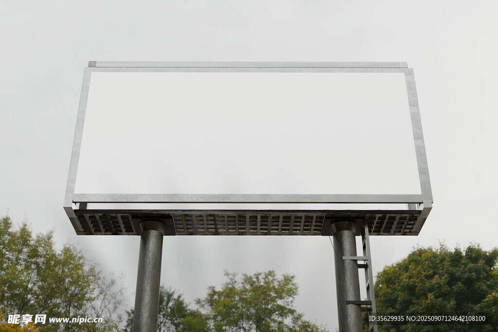 户外广告牌样机