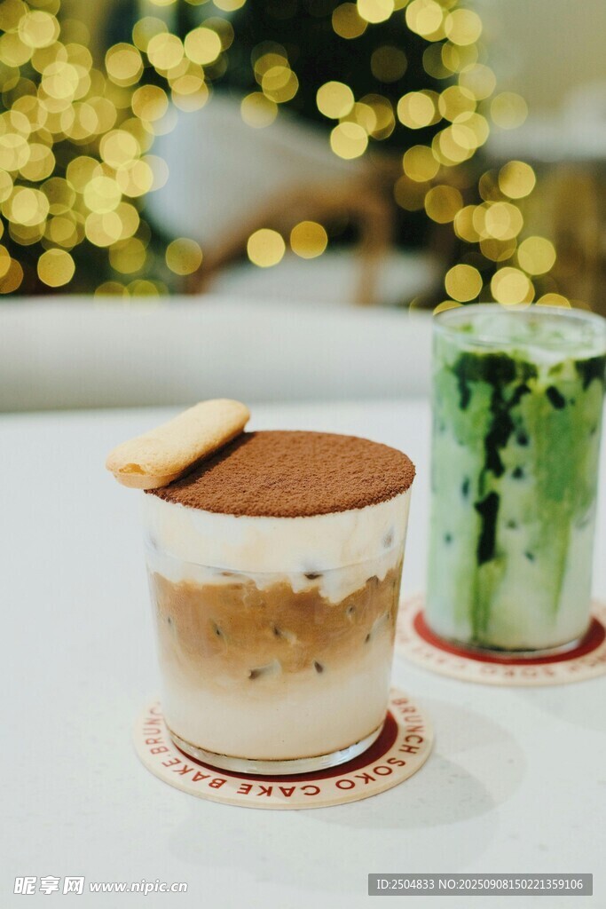 美味双色甜品 视觉味觉盛宴