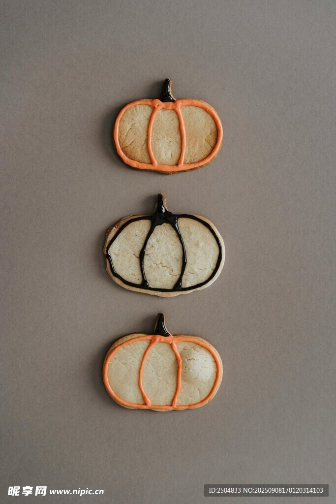 三个南瓜造型小物件