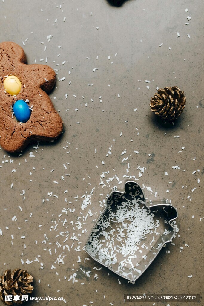 圣诞姜饼装饰与模具
