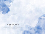 蓝色水彩背景