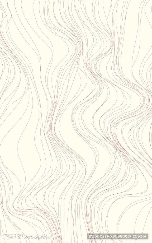 米色波浪线条纹理背景