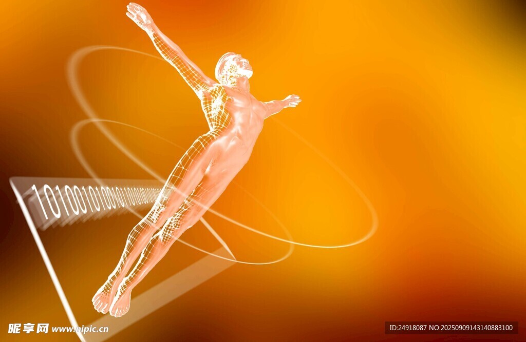 花样滑冰运动员优雅瞬间