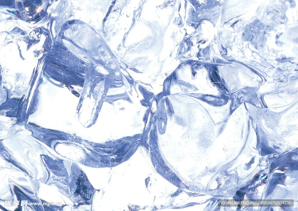 冰块背景 冰块特写