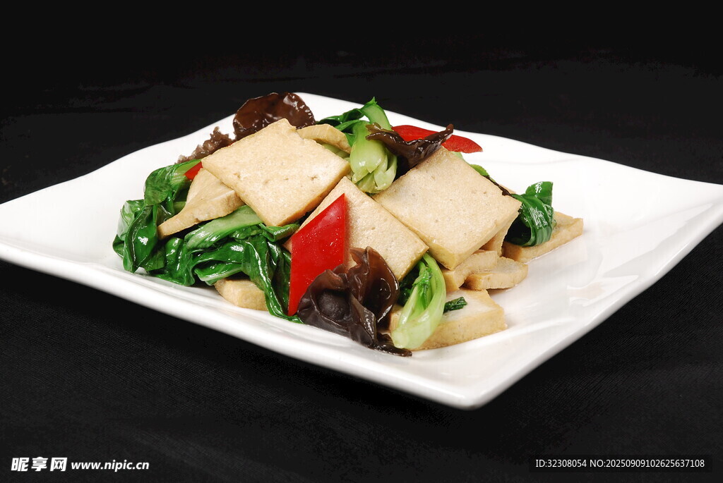美味蔬菜炒豆腐