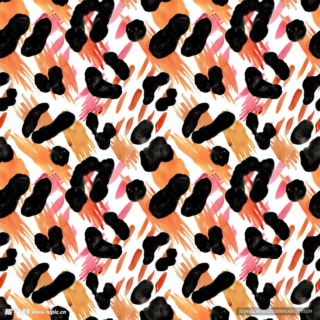 几何图案抽象彩色无缝背景