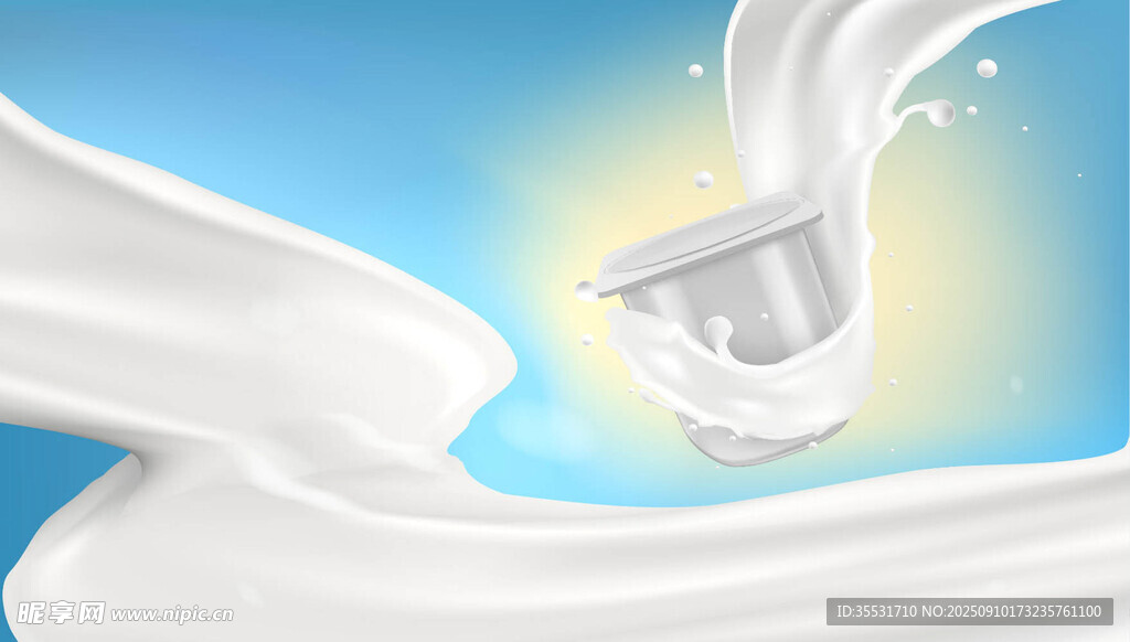 牛奶飞溅