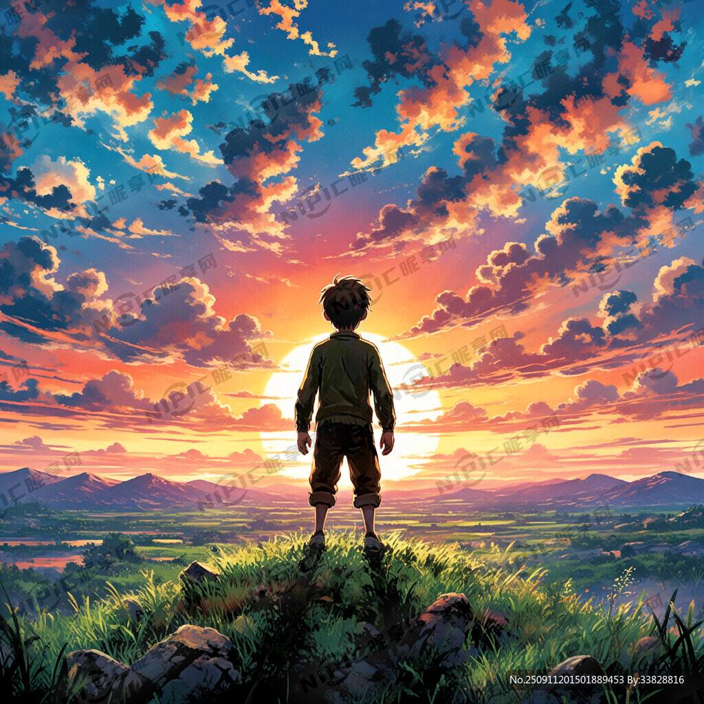 夕阳西下 日落黄昏过后