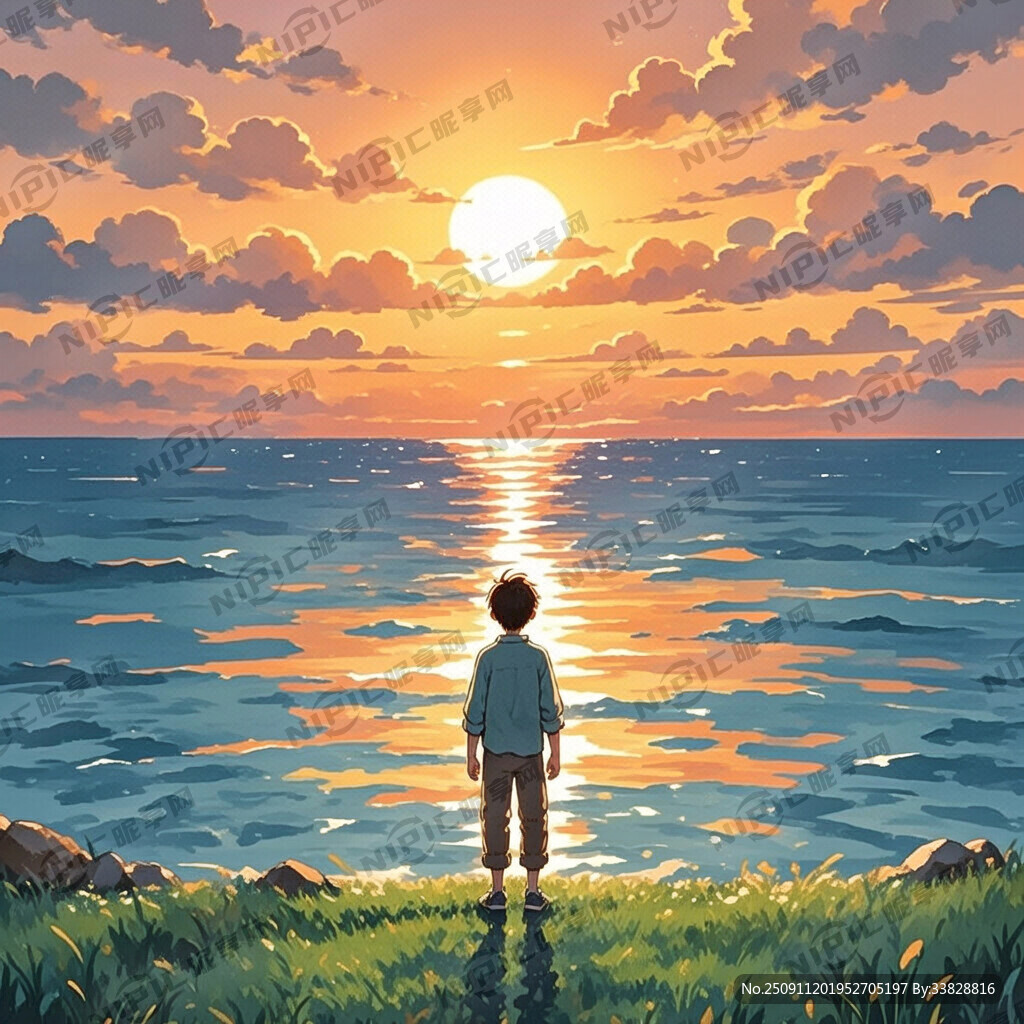 夕阳西下 日落黄昏过后